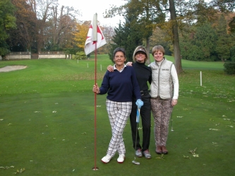 29/10/2016 Shoot out Ladies Emma Vrolix, Amélia Leskens, Jeanine Garin